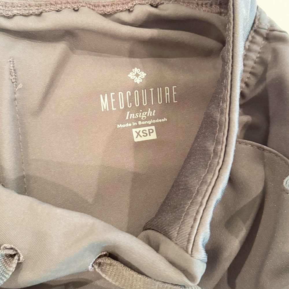 Med Couture XS Insight Pewter Jogger Scrub Set - Picture 8 of 15